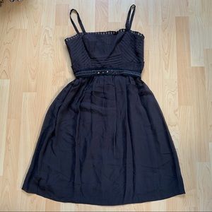 Brown BCBGMAXAZRIA Sleeveless Dress